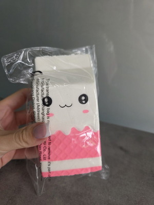 Milk squishy, large size, cute