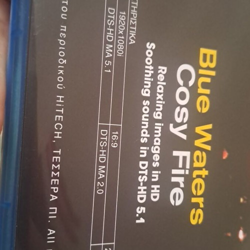 Blu-ray documentary Blue Waters Cosy Fire like new with case damage