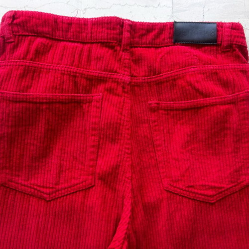 Red corduroy pants Bershka like new, size 40