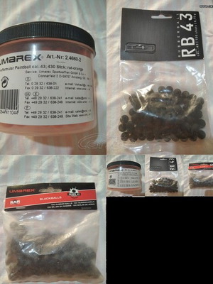 Marking Balls Cal .43 by Umarex, new, total 630 pieces