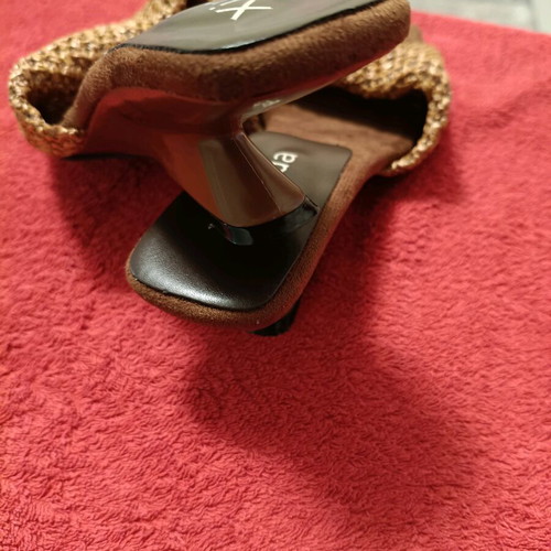 Women's mules sandals brown, new, size 39
