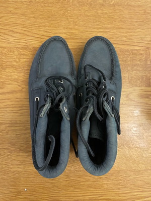 Timberland ανδρικά δερμάτινα μποτάκια σκούρο μπλε μέγεθος US 7W (EU 40) σαν καινούργιο