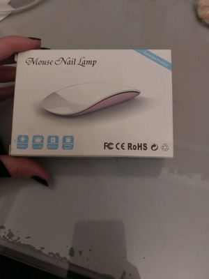 Nail lamp like new, slightly stained with polish inside