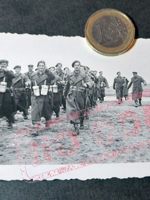Αυθεντική vintage φωτογραφία Ελληνικού Στρατού πορεία 1950