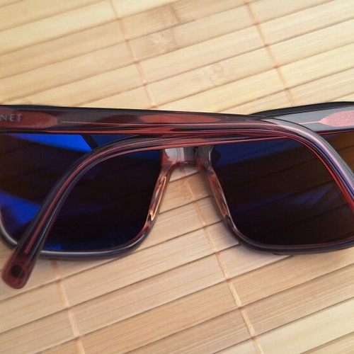 Vuarnet sunglasses used with brownlynx mineral lenses and spring hinges