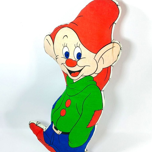 Dopey Plush Pillow 19 inches vintage, like new
