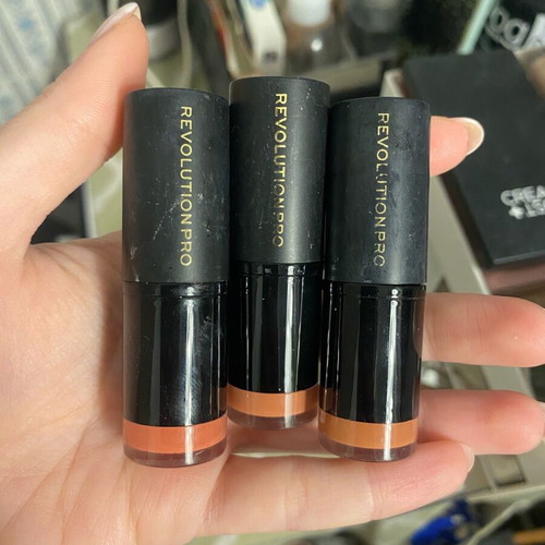 Revolution Lipsticks 3 pieces nude shades new