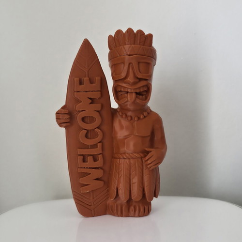 Tiki 3D figure like new, Welcome print, 9x5x15cm