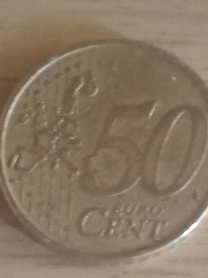 Νόμισμα 50 λεπτών ευρώ 1999 Βέλγιο