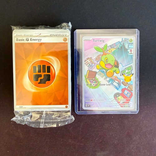 Pokemon Turtwig + Energy 040 Promo First Partner 30 Years New