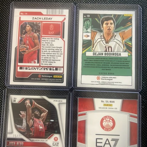 Emporio Armani basketball card lot new