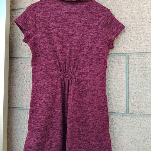 Paranoia short-sleeve dress M, brown red