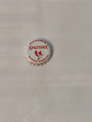 Kingfisher India beer bottle cap used