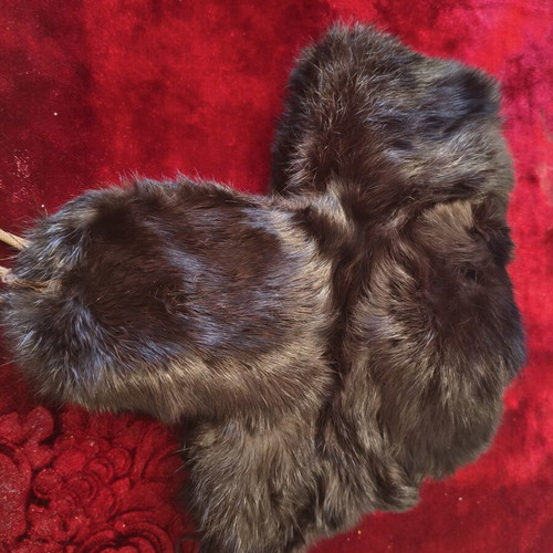 Authentic Soviet Ushanka fur hat vintage 1989, like new, women's size