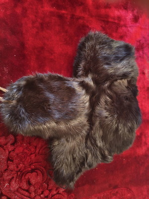 Authentic Soviet Ushanka fur hat vintage 1989, like new, women's size