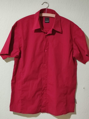 Blend men's shirt red like new, sizes M L