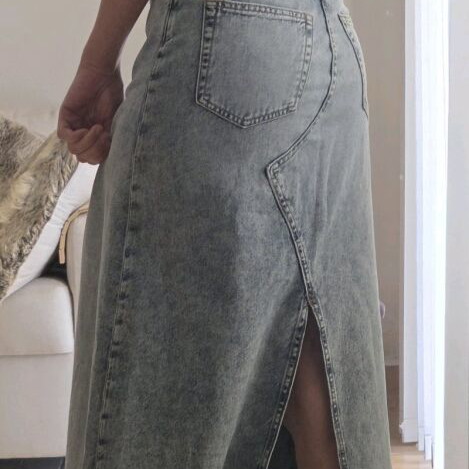 Weekday Scottsdale denim maxi dress like new, size S