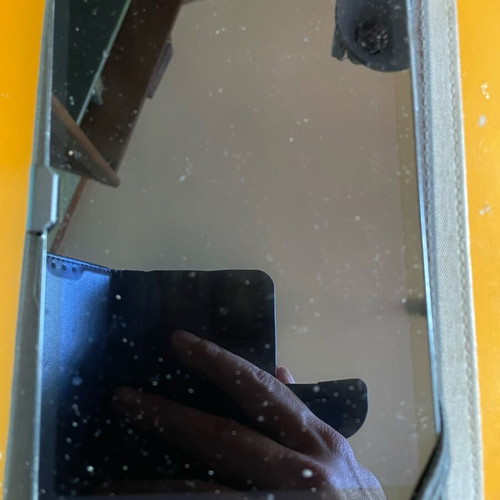 Samsung Galaxy Tab A (2016) used with book case and charging cable