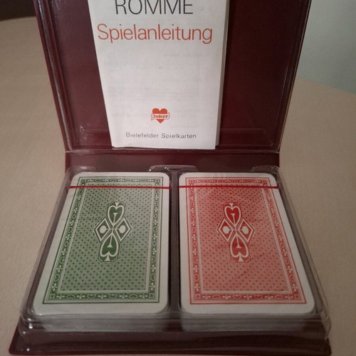 Vintage sealed playing cards new Bielefelder Spielkarten Fabrik GmbH