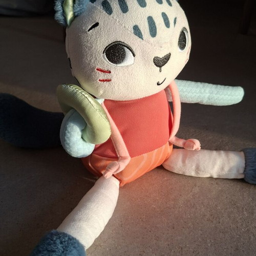 Fisher Price Soft Snow Leopard Toy like new