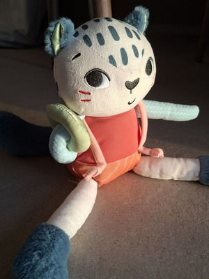 Fisher Price Soft Snow Leopard Toy like new
