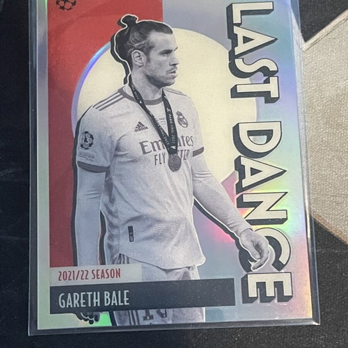 Gareth Bale Last Dance Topps Chrome card like new