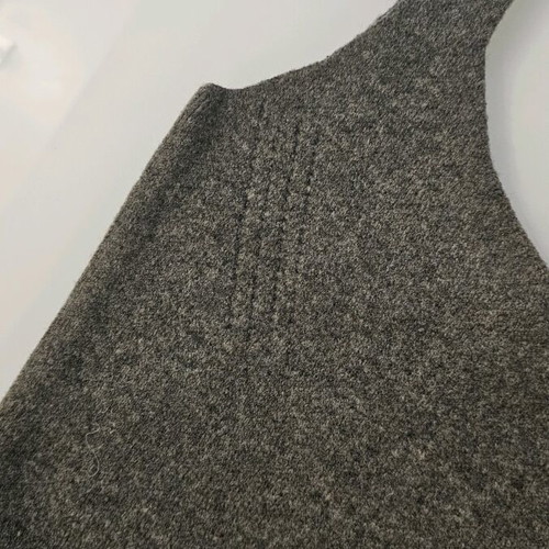 Zara knitted sleeveless grey top new, size S