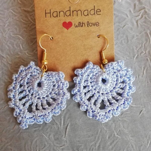Knitted earrings new, price per pair