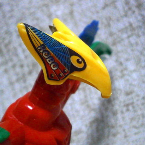 YING Bianxing vintage transformer bootleg bird robot figure, open card