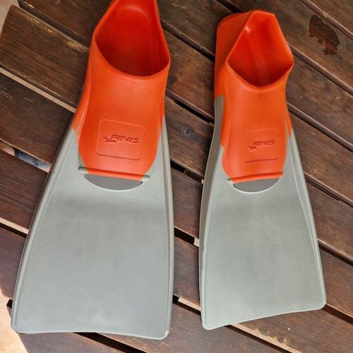 Finis Floating VIII swim fins, red/grey, size 39-42