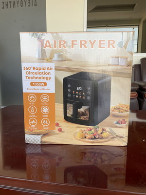 Air Fryer 8L, new, family size