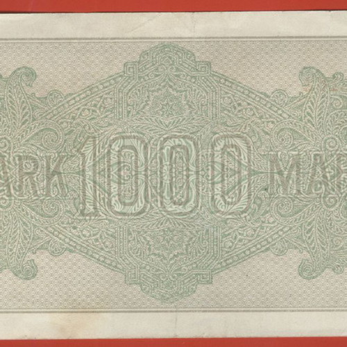 Reichsbanknote 1000 Mark 1922 Germany new