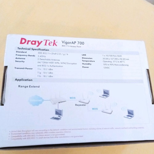 DrayTek VigorAP 700 Wireless Access Point new