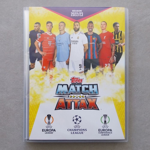 Topps Match Attax 2022-23 collectible album new with 400 cards