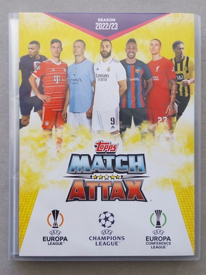 Topps Match Attax 2022-23 collectible album new with 400 cards