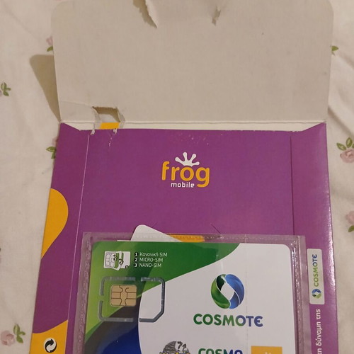 Frog Card like new, expired for collection