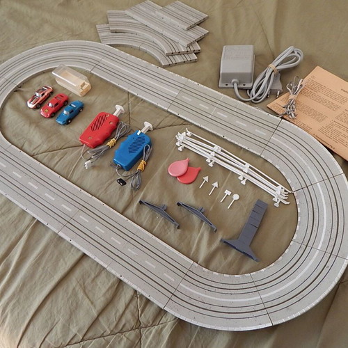 Faller Auto Motor Sport 3902 racetrack set used, 1960s-70s