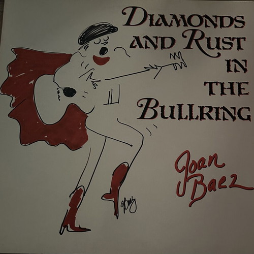 Joan Baez Diamonds and Rust in the Bullring vinyl used, folk