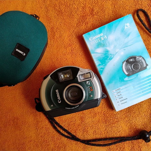Canon IXUS X-1 analog underwater compact camera used, APS film