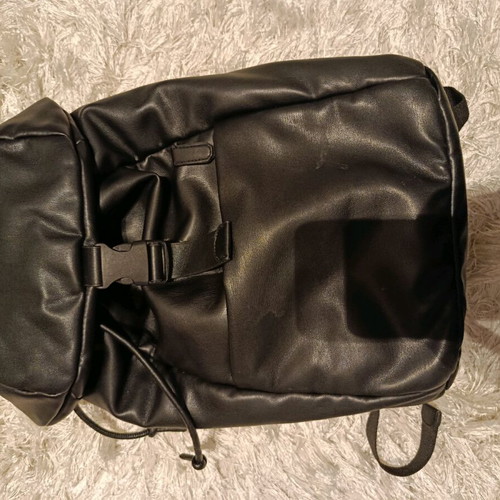Backpack bag black Zara like new, very soft material