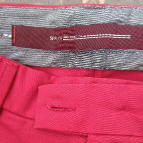 Spruce Chino Bermuda Shorts size 30 new, red
