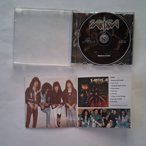 Sarissa Masters Of Sins CD used, Greek epic metal