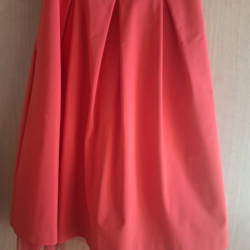 Lui e Lei red midi dress like new, off the shoulder