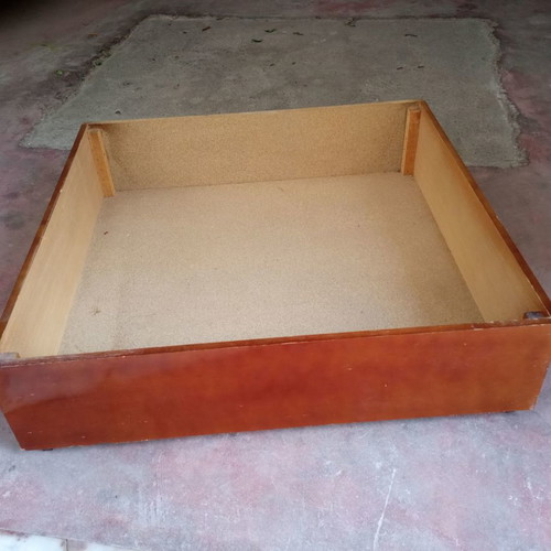 Storage drawers used for under bed, set of two with wheels