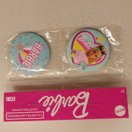Barbie magnetic buttons new