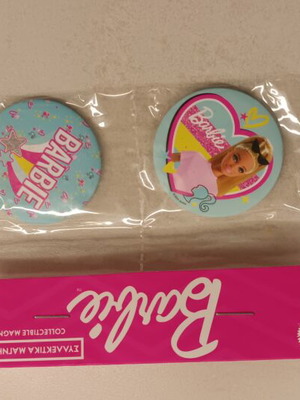 Barbie magnetic buttons new