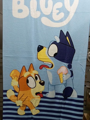 Bluey Kids Beach Set with Towel and Bucket New