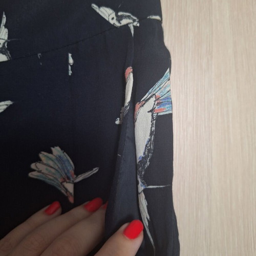 Zara high-waisted shorts with patterns like new, blue, size S