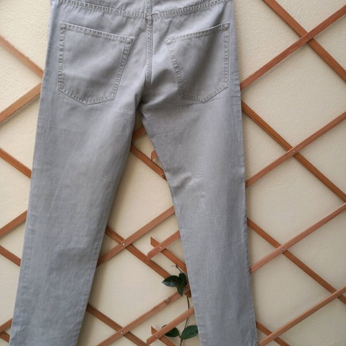 Benetton men's pants used, gray, slim fit
