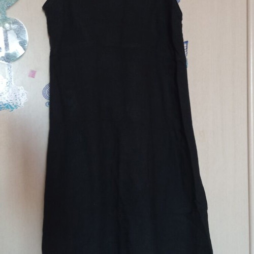 Anna Riska linen top new, size XS-S, black